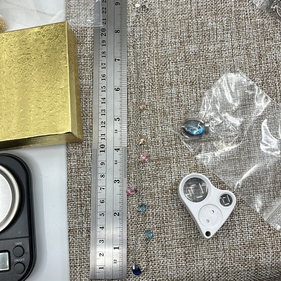 💎 925 Silver Multi-Gemstone Necklace (Necklace Only) - Picture 6 of 15